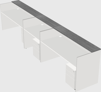 Long reception desk