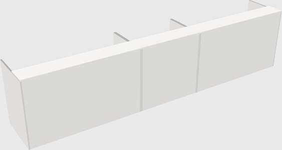 Long reception desk