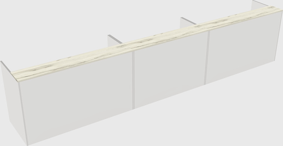 Long reception desk