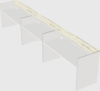 Long reception desk