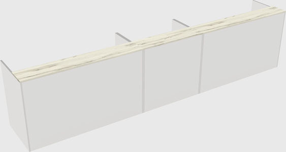 Long reception desk