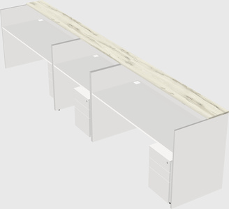 Long reception desk