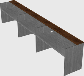 Long reception desk