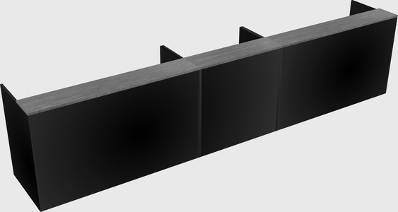 Long reception desk