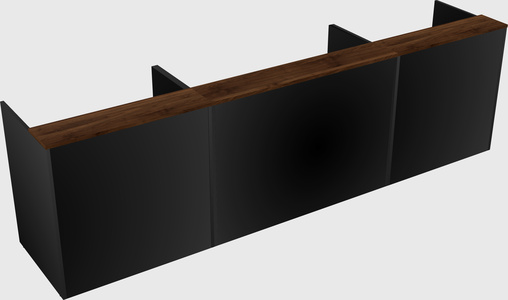 Long reception desk