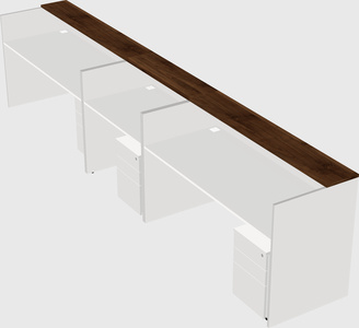Long reception desk