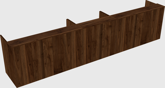Long reception desk