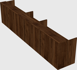 Long reception desk