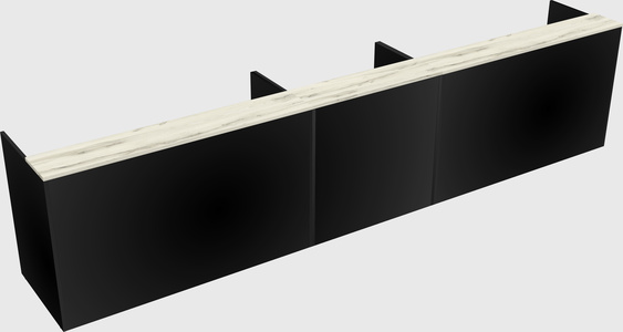 Long reception desk
