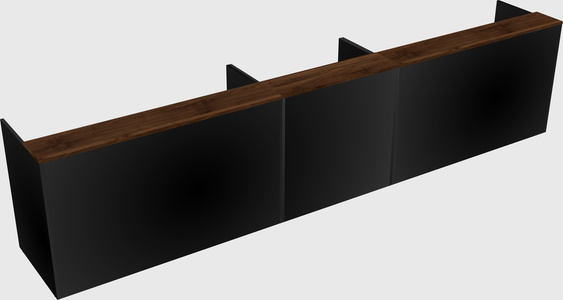 Long reception desk