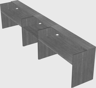 Long reception desk
