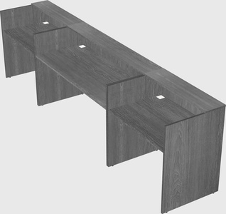 Long reception desk