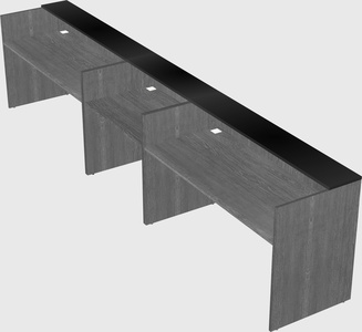 Long reception desk