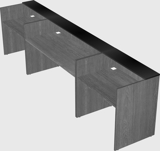 Long reception desk