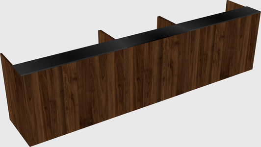 Long reception desk