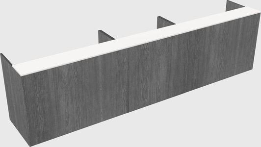 Long reception desk