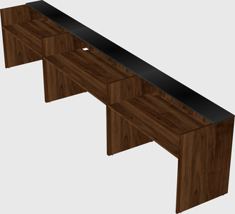 Long reception desk