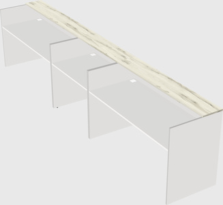 Long reception desk