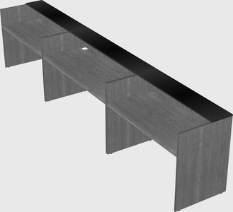 Long reception desk