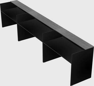 Long reception desk