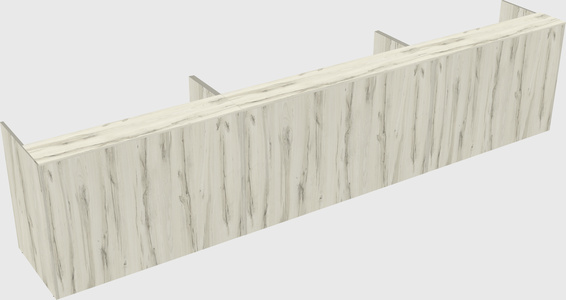 Long reception desk