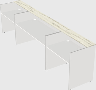Long reception desk