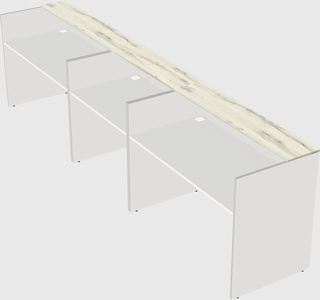 Long reception desk