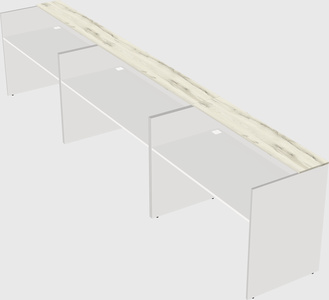 Long reception desk