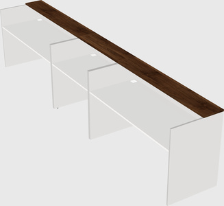 Long reception desk