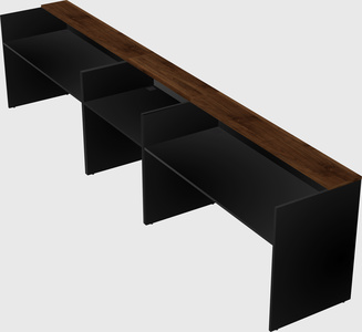 Long reception desk