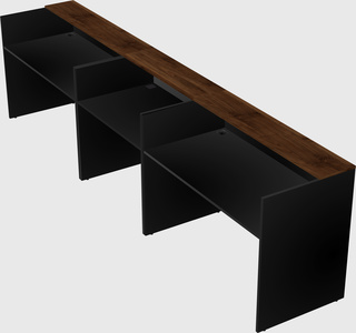 Long reception desk