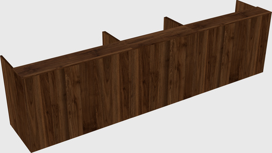 Long comptoir de réception
