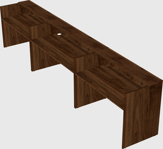 Long reception desk