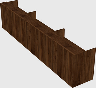 Long reception desk
