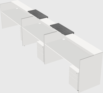 Long reception desk