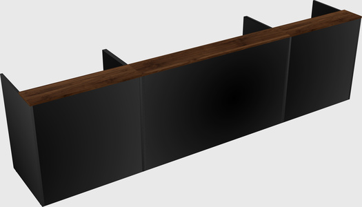 Long reception desk