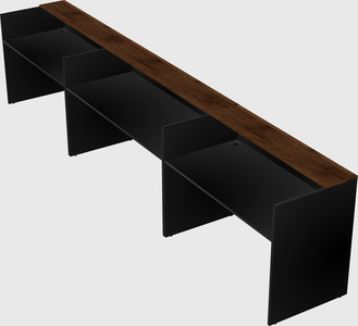 Long reception desk