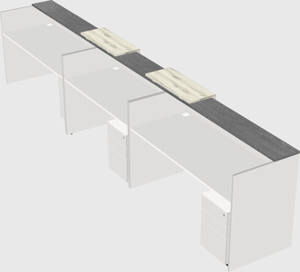Long reception desk