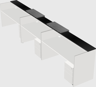 Long reception desk