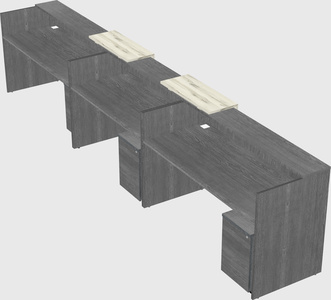 Long reception desk