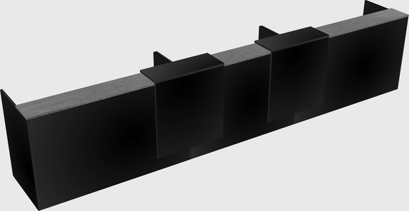 Long reception desk