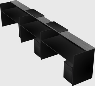 Long reception desk