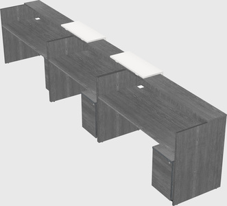 Long reception desk