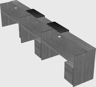 Long reception desk