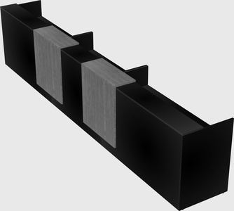 Long reception desk