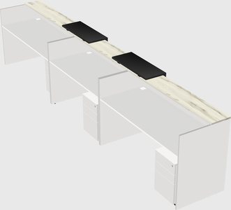 Long reception desk