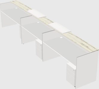 Long reception desk