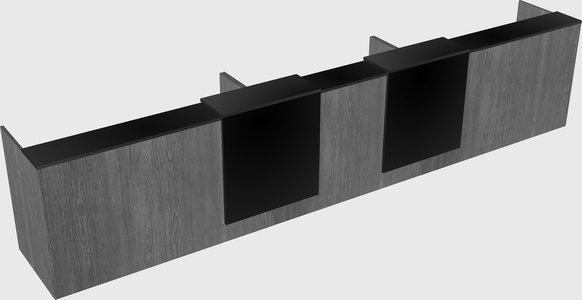 Long reception desk