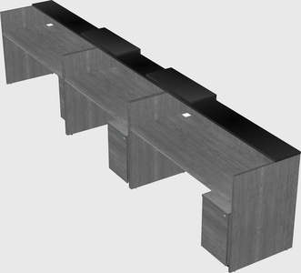 Long reception desk