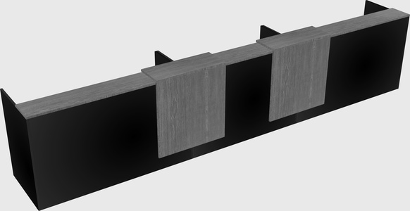Long reception desk